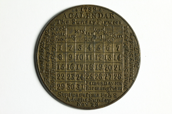Calendar medallion